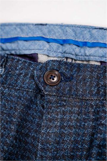 GZ-EDTR Embossed Denim Trouser,CHECK, small image number 6