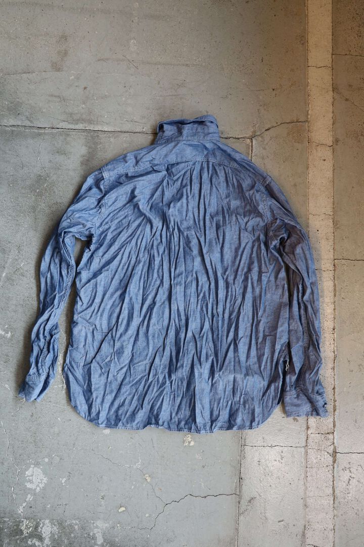 01-8270 RELAX FIT CHAMBRAY WORK SHIRT,, medium image number 1