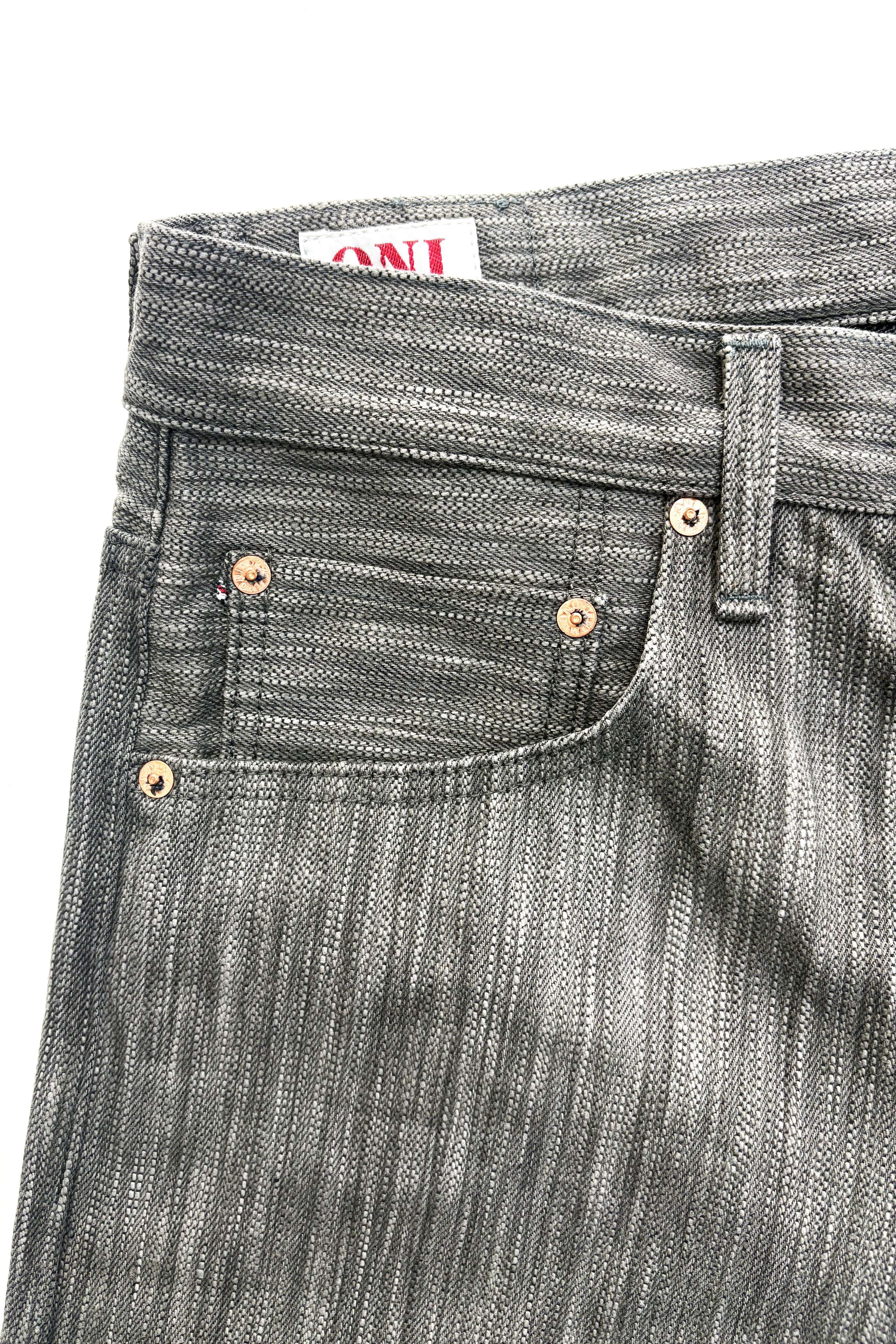 Y♢771 Okinawan DENIMIO | ONI275 20oz Awa Sumi x Awa Shoai Denim Regular
