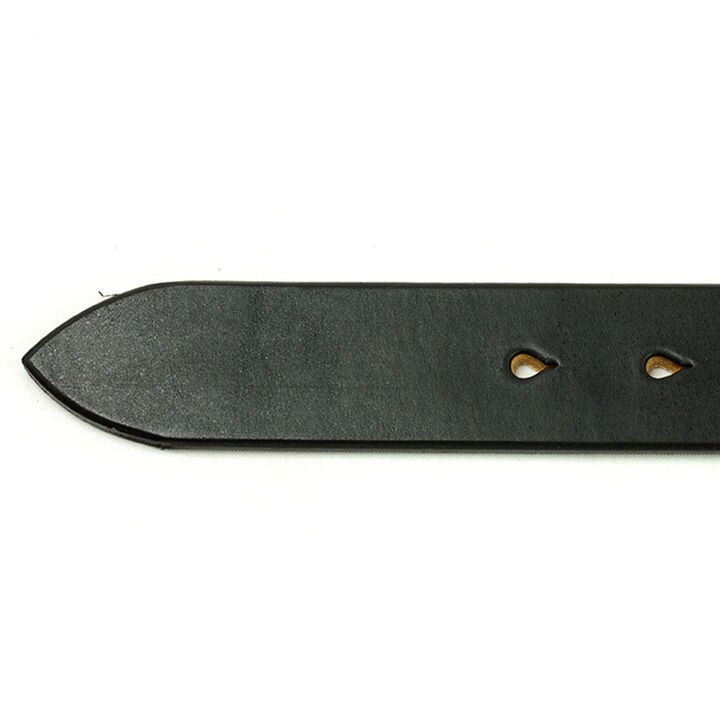 ENB40145AB UK saddle leather 40mm width harness belt,BLACK, medium image number 6