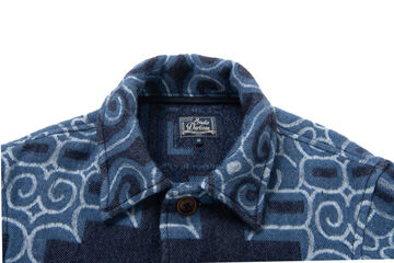 SP-104 45th Ainu Blanket Jacket,NAVY, small image number 5