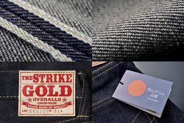 THE STRIKE GOLD SG3109 17oz super tight Straight Jeans ( Non Wash, One Washed),, small image number 4