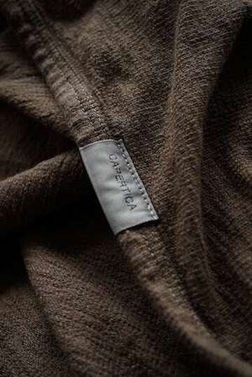 【CAPERTICA】CAP708CS04-ND Natural Dyed Linen Heavy Jersey / Asymmetry Tee,KAKISHIBU, small image number 3