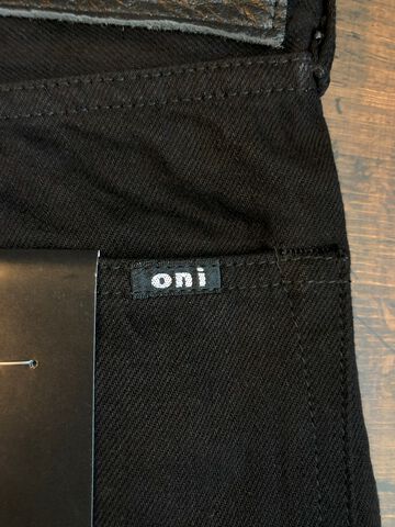 ONI642-13BK 13oz Jet Black Denim Relax Tapered,, small image number 8