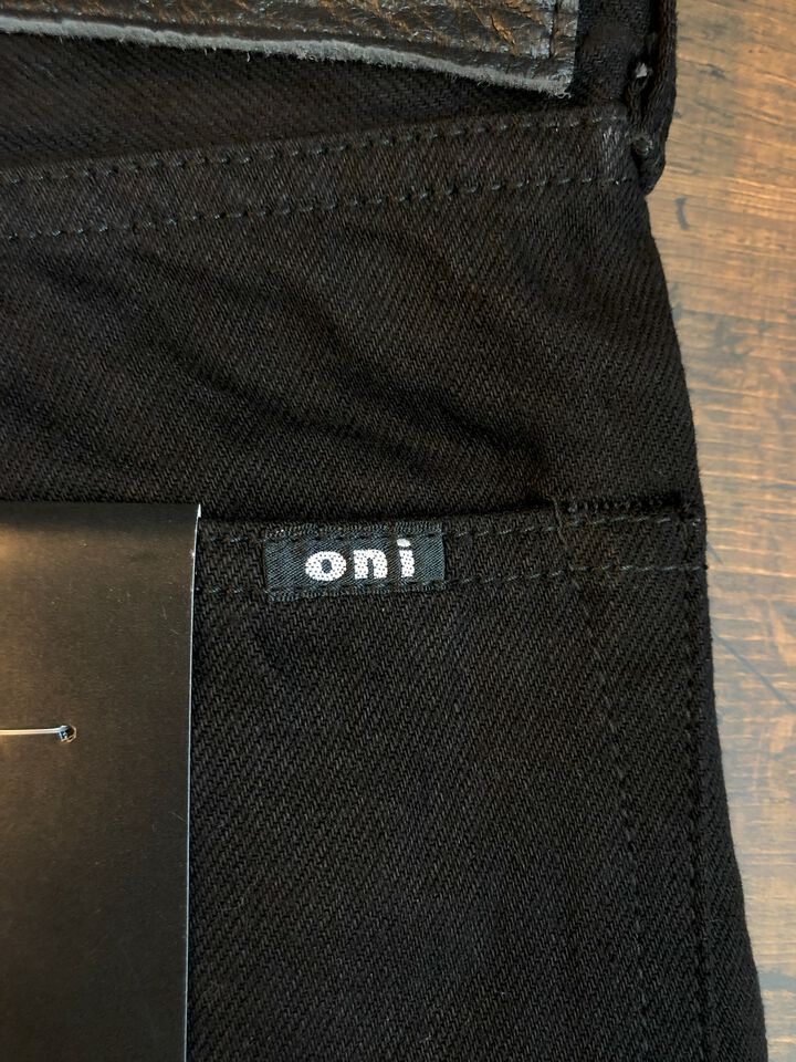 ONI642-13BK 13oz Jet Black Denim Relax Tapered,, medium image number 8