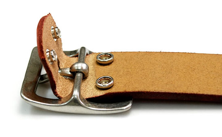 ODB40039AB Tochigi leather men's belt 40mm,CHOCOLATE, medium image number 7