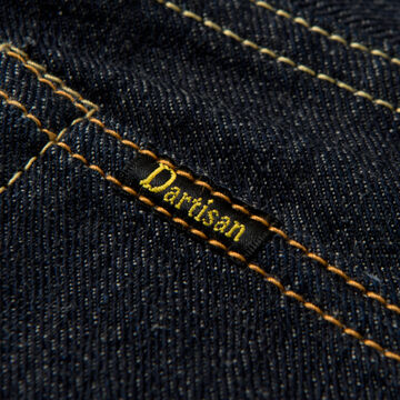 D1818 14oz Left-Hand Weave Jeans High rise relax tapered,, small image number 5