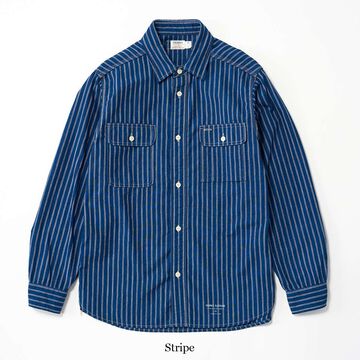 TROPHY CLOTHING - HARVEST L/S SHIRT (STRIPE) TR-SH04,STRIPE, small image number 0