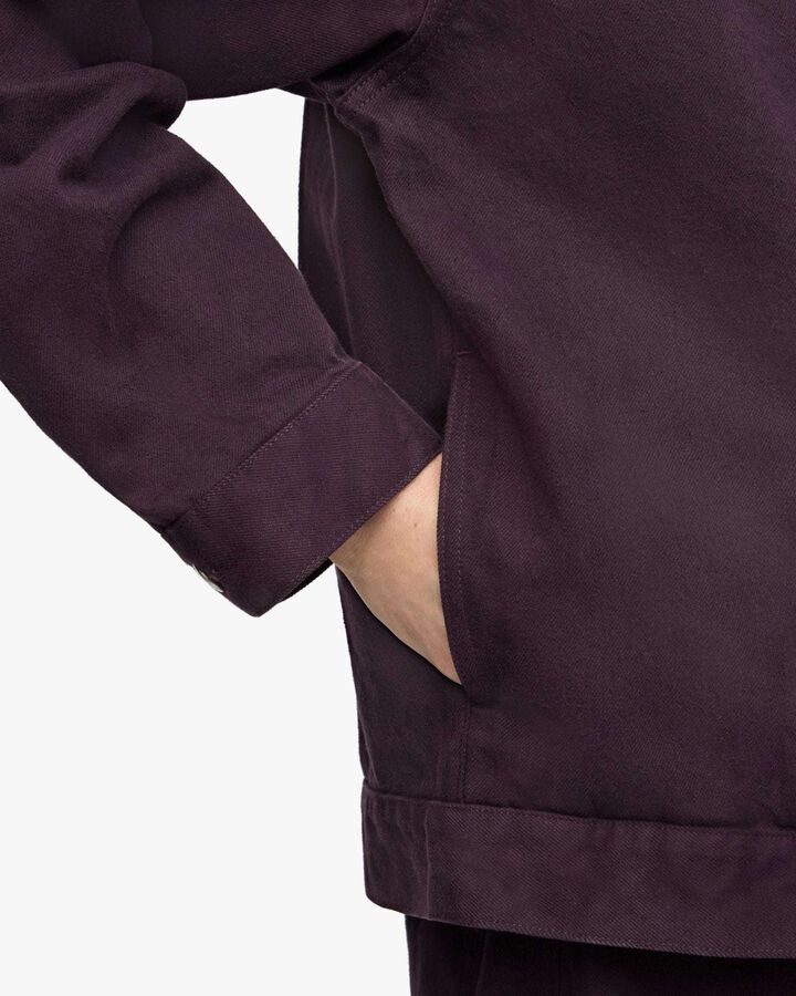 MMGJ6007 #001 DENIM JACKET - SHIKON,PURPLE, medium image number 5
