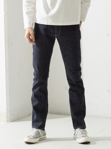 D021D-1501-002 Slim STR XX type2-OneWash- / Slim One Washed denim,, small image number 1