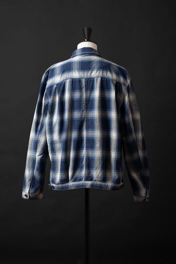 M6010J INIDIGO CHECK JACKET,02, small image number 19