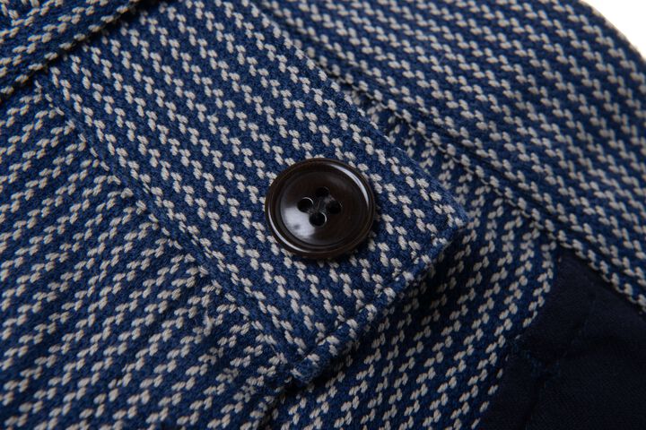 【Pre-Order】1947 Indigo NORAGI Work Trousers Wide Straight,INDIGO STRIPE, medium image number 3