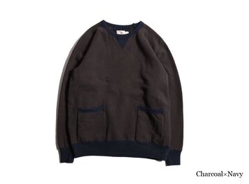 TR21AW-204 Freedom SweatShirt-CHACOAL / NAVY-40,CHACOAL / NAVY, small image number 1