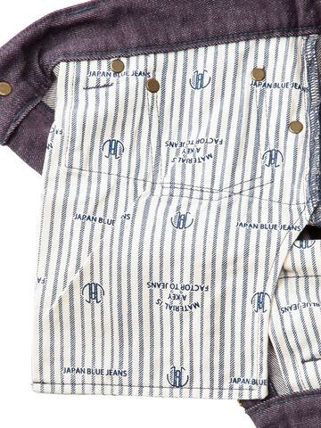JB0411 10oz Dry Cotton Selvage Stretch Tapered (Purple),, small image number 4