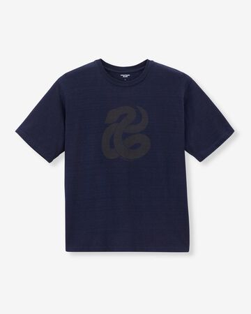 MXTS1046 6.1OZ YARN DYED S/S TEE - SNAKE,INDIGO, small image number 0