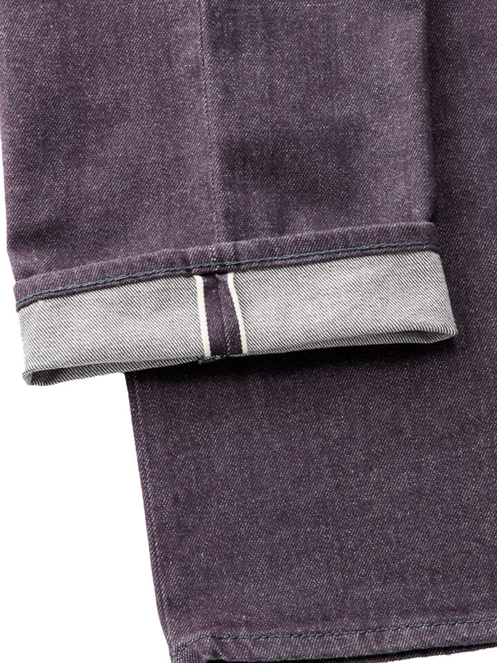 JB0411 10oz Dry Cotton Selvage Stretch Tapered (Purple),, medium image number 6
