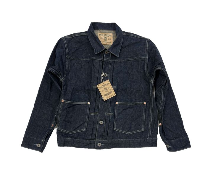 ONI03517-Ishikawadai Ishikawadai Denim Old Design Jacket,, medium