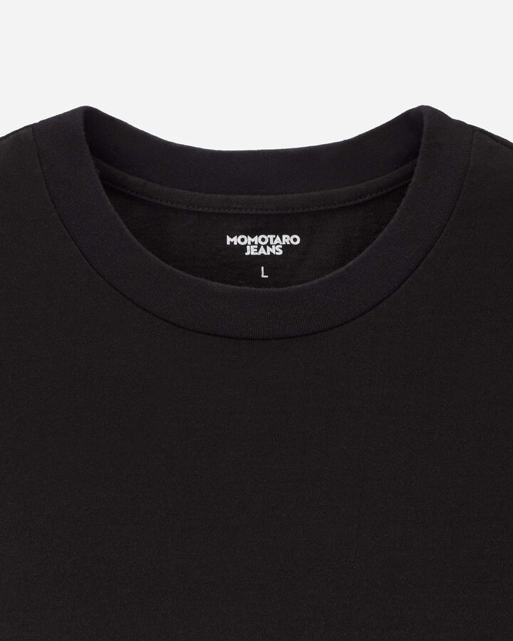 MXTS1045 HEAVY OUNCE SHORT SLEEVE T-SHIRT MOMOTARO,BLACK, medium image number 5