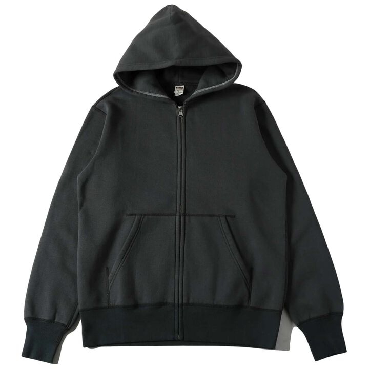 BARNS BR-3010 "STANDARD" COZUN ZIP SWEAT PARKA,MUSTARD, medium image number 1