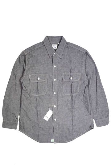 01-8064 Chambray Work Shirt (64 Gray),, small image number 0