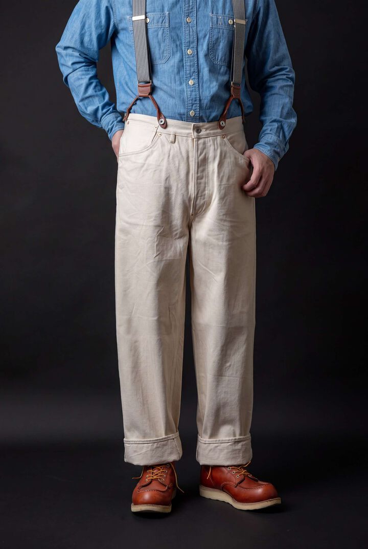M101S (66) 14oz SEA ISLAND WAIST OVERALL,, medium image number 16