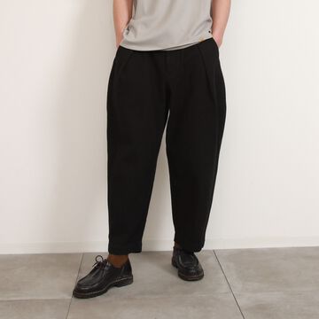 182PT02 Sashiko W-Tuck Pants（BLACK）-BLACK-L,BLACK, small image number 7