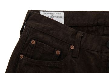 【Pre-Order】D1913 15oz Amami Mud Dyed GL3 Jeans Regular Straight,BROWN, small image number 5
