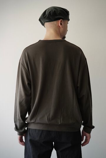 【CAPERTICA】CAP707CS32 Super140s Washable Wool MW_Jersey / Wool Trainer,OLIVE, small image number 2