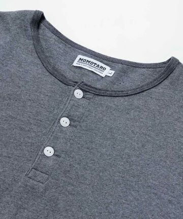 MTS0130M31 HENRY NECK BASEBALL HALF SLEEVE T-SHIRT-WHITE / BURGUNDY-L,WHITE / BURGUNDY, small image number 9
