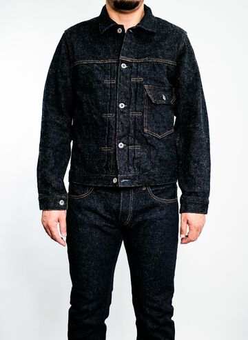 Oni 01507DIZR 20oz Dark Indigo Secret Denim 1st Type Jacket-One Wash-38,, small image number 0