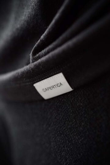 【CAPERTICA】CAP708CS22 Super120s Washable Wool Jersey /Vneck L/S Tee,SHIGOKU-IRO, small image number 14