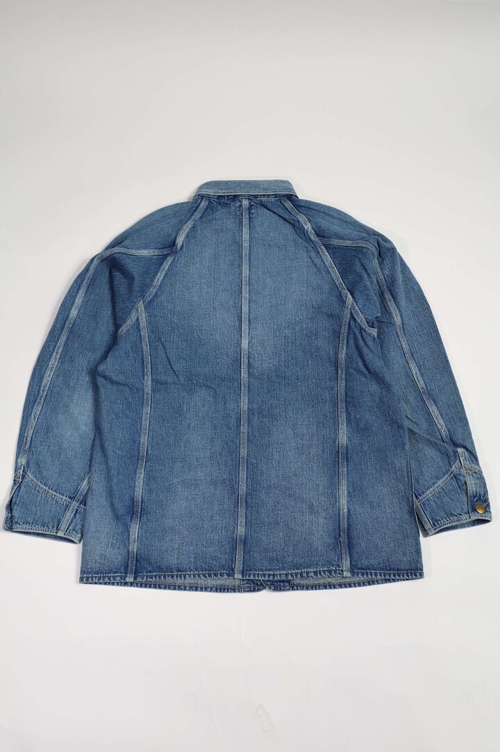 03-6140 50's DENIM COVERALL (USED WASH),, medium image number 1