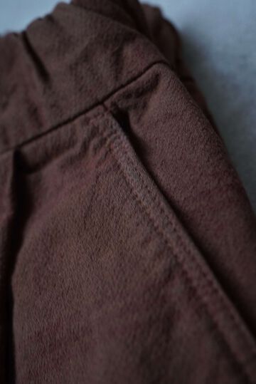 【CAPERTICA】CAP708PT08 Natural Dyed Check / Peg Top Easy Pants,BENGARA, small image number 6