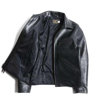 TRL-08 Humming Bird Horsehide Jacket,BLACK, small image number 2