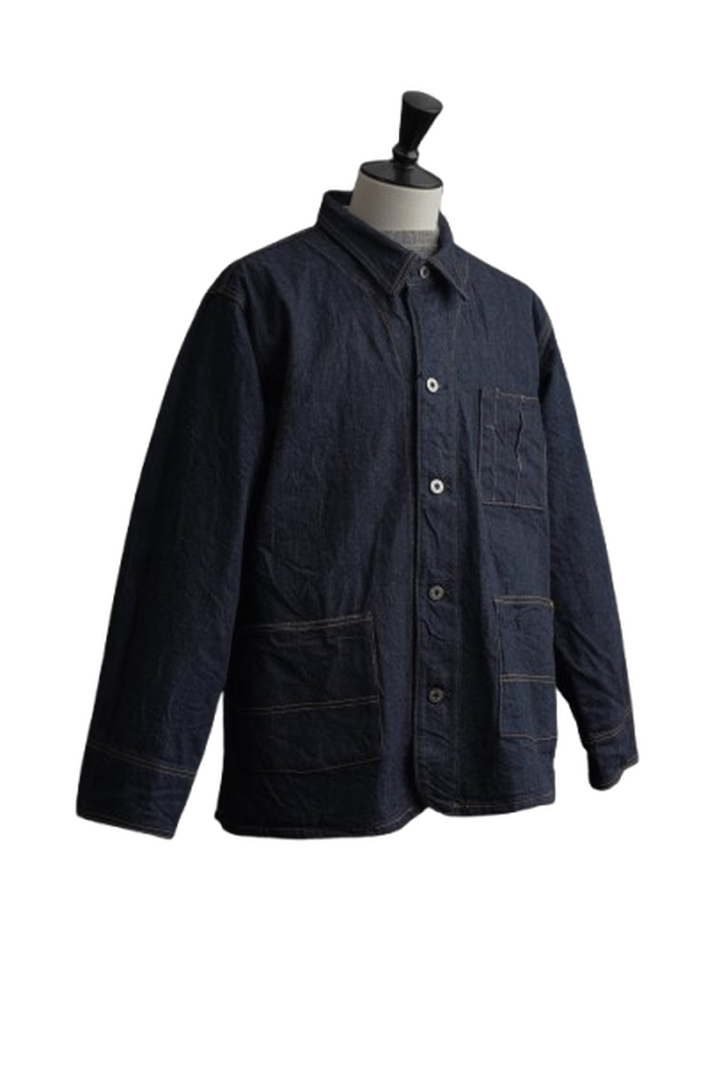 XX604 (001) 12oz Natural Indigo Selvedge Denim – Coveralls, 100% Organic Cotton from Five Continents,, medium image number 3