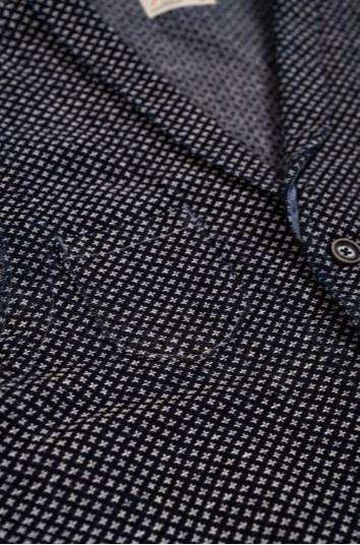 GZ-SLVT-CRS Shawl Collar Vest (Cross Sashiko),, small image number 3