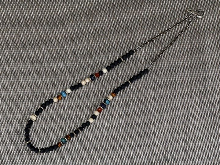 14AHK-121 Lava Stone 3way Choker,, medium