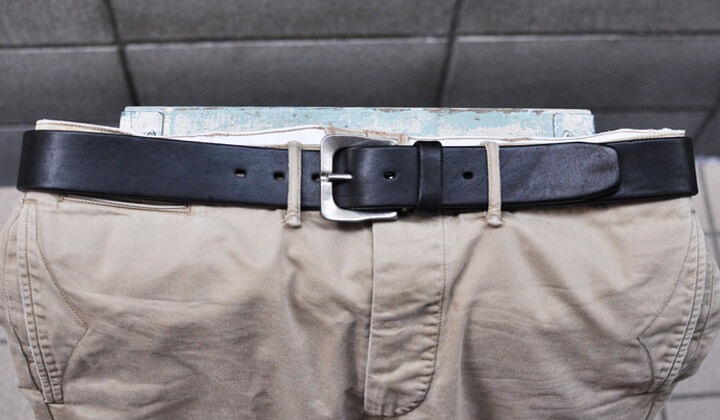 DH5662 Handmade leather belt,, medium image number 3