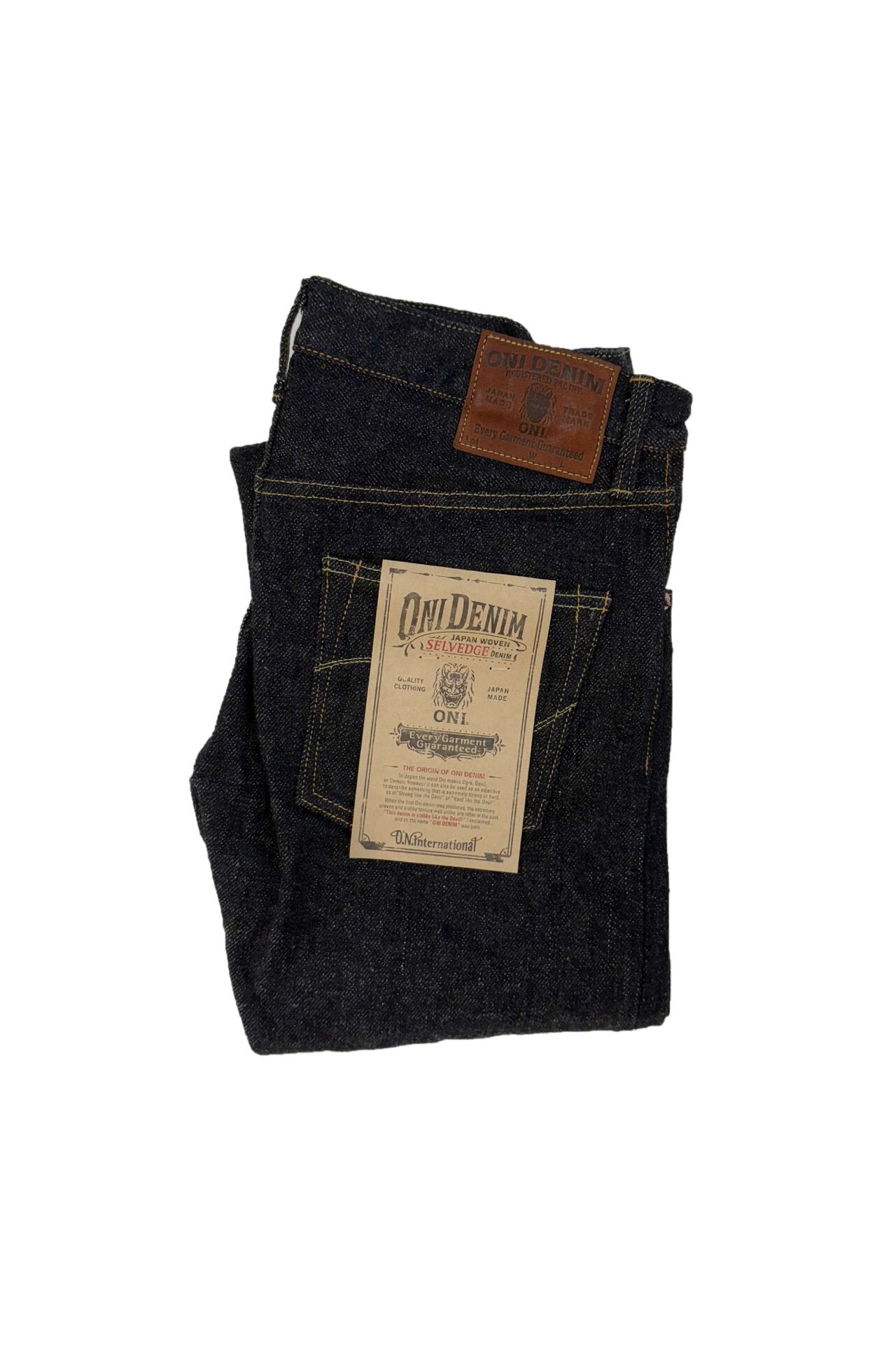 ONI-622DIZR 20oz Dark Indigo Secret Denim Relax Tapered