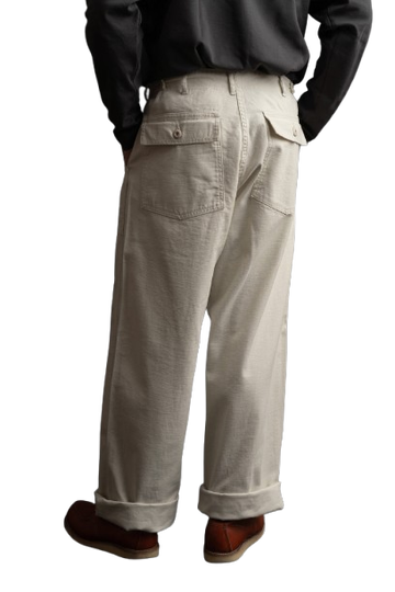 WR573F (66) World Workers Back Sateen Fatigue Pants,NATURAL, small image number 1