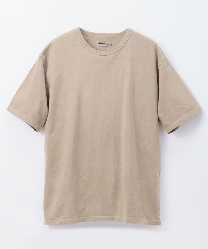 MXTS1003 ZIMBABWE COTTON NATURAL DYEING S/S T-SHIRTS,BLACK, medium image number 2