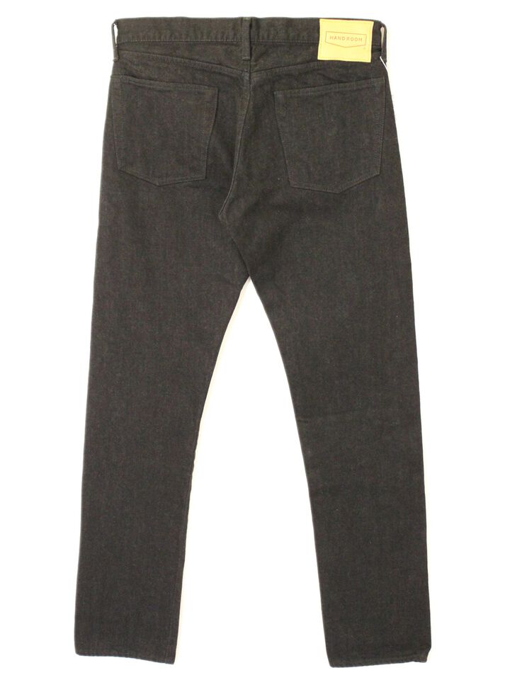 8074-1406 13.5oz 5 Pocket Selvedge Black Jeans Slim Fit,, medium image number 1