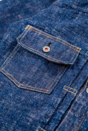 GZ-SKGJ2ND-ID Kase Dyed Jean Jacket 2nd Indigo,, small image number 3
