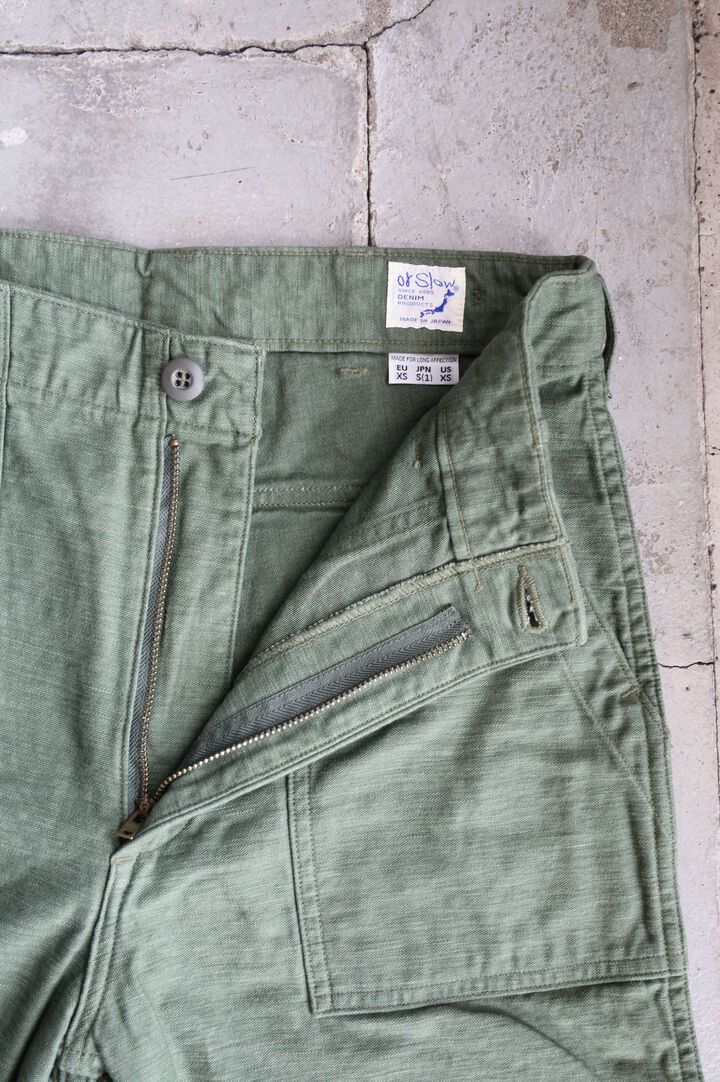 01-7002 FATIGUE SHORT PANTS (16 GREEN),, medium image number 2