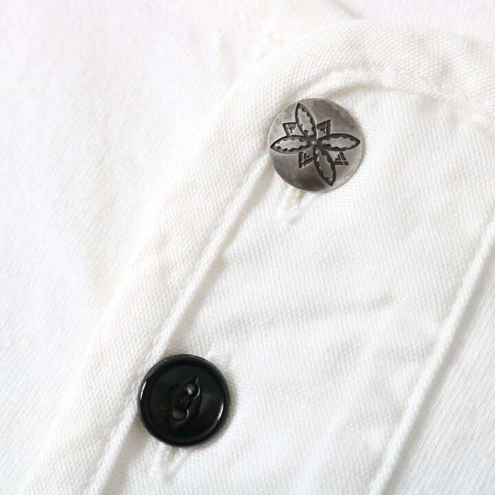 BR-25207【BIG COZUN】COZUN Native Concho Work Henley Neck T-Shirt【Button Works】,OLIVE, medium image number 9