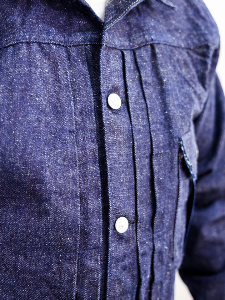 SC11201 13oz Awa-Aikon indigo Denim Blouse-42,, medium image number 11