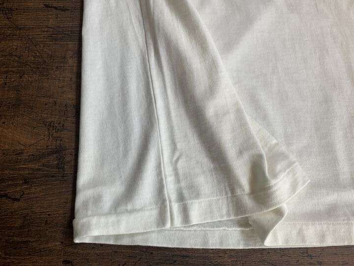 ENTRY SG. &times; DENIMIO Collaboration ESGDM01 STANDARD "Tsuri-ami" T-shirt (WHT,BLK),WHITE, medium image number 12