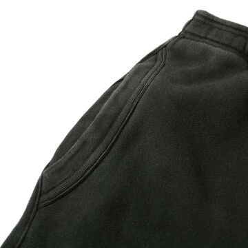 BR-3049PG WIDE TAPERED PANTS PIGMENT DYE (BLACK),BLACK, small image number 2