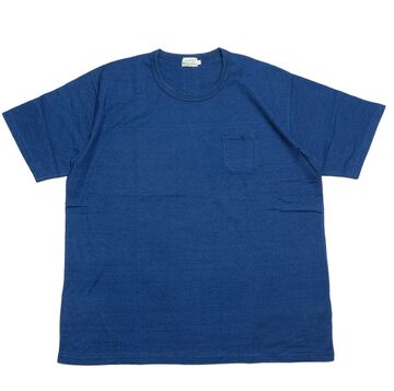 BURGUS PLUS - Indigo Pocket Tee - HBP-029-LIGHT INDIGO-XL,LIGHT INDIGO, small image number 1