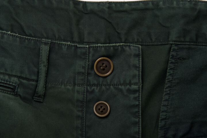 【Pre-Order】1923 Indigo Veiled Chino Trousers,INDIGO x GREEN, medium image number 4